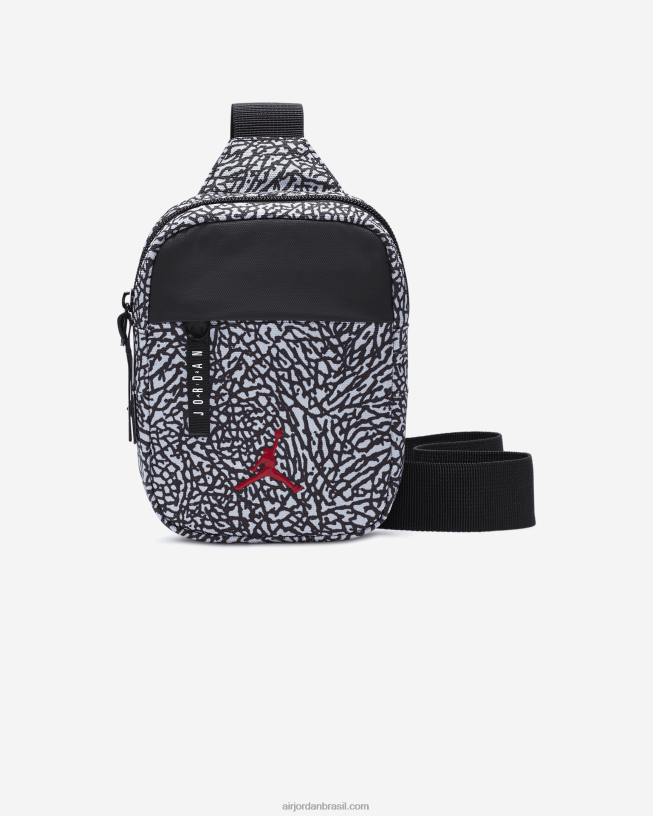 Bolsa De Cintura Unissex Jordan Airborne 42484e914 Impressão Em Preto/elemento Air Jordan