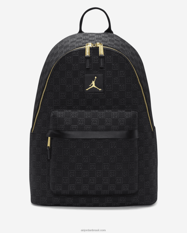 Unissex Mochila Monograma Jordan 42484e1458 Preto Air Jordan