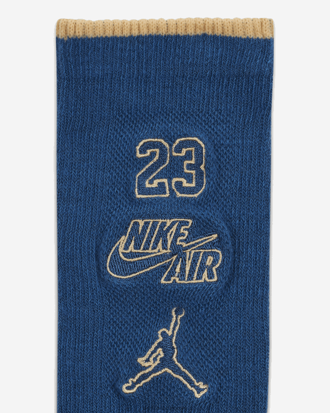 Crianças Meias Jordan Dri-fit Vibes (pacote Com 2) 42484e974 Azul Verdadeiro Air Jordan