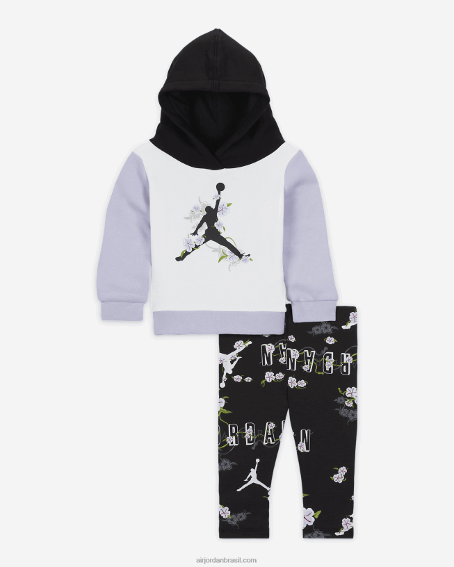 Conjunto Infantil Moletom Com Capuz E Leggings Jordan Air Garden 42484e1966air Jordan