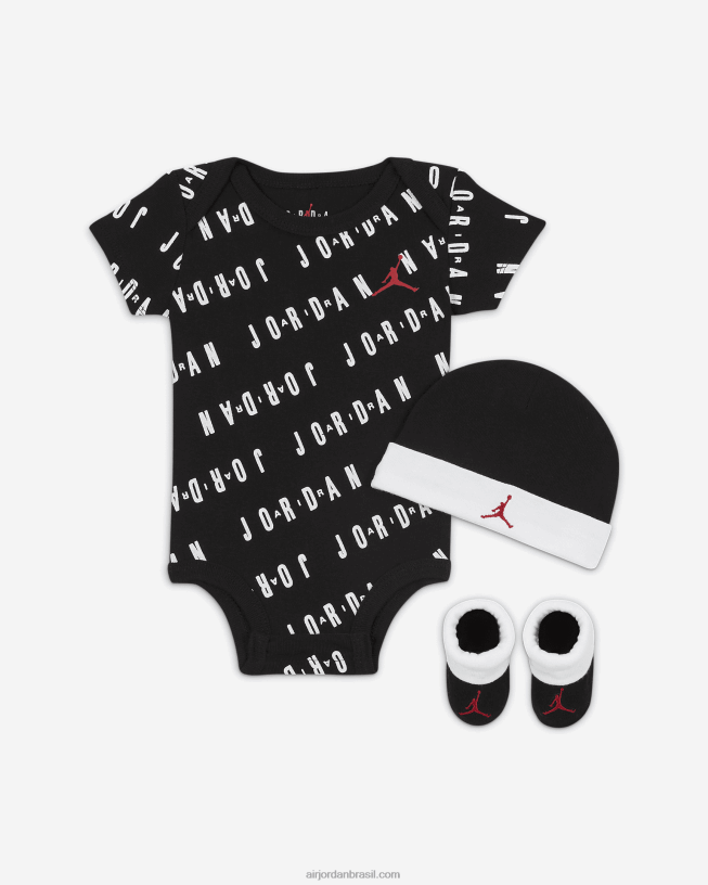 Conjunto Infantil De Body Com 3 Peças Jordan Essentials 42484e1589air Jordan