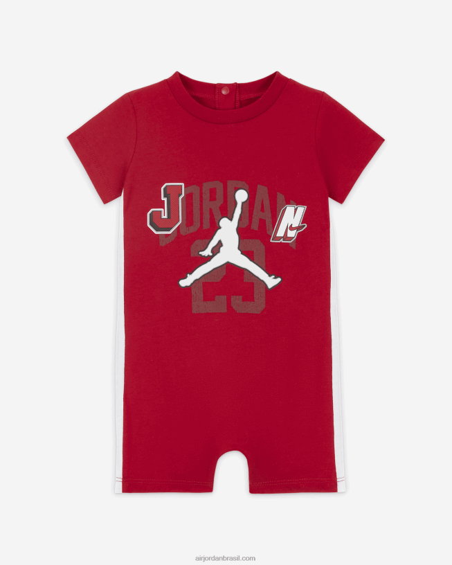 Crianças Macacão De Malha Jordan Gym 23 42484e1476 Ginásio Vermelho Air Jordan