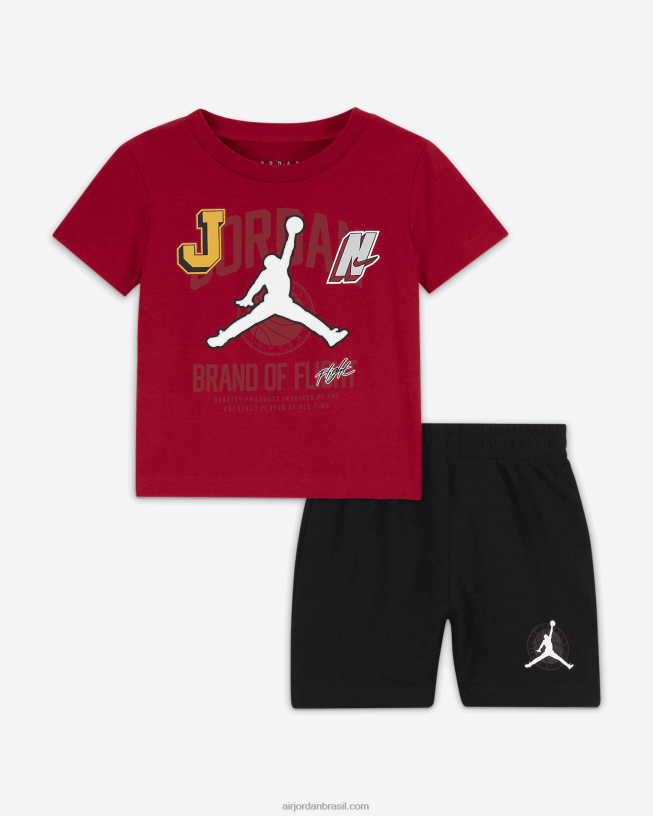 Crianças Conjunto De Shorts Jordan Gym 23 42484e1150 Preto Air Jordan