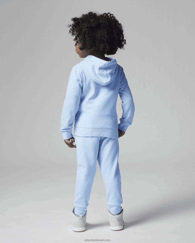 Conjunto Infantil De Lã Brilhante Jordan Essentials 42484e1623 Gelo Azul Air Jordan