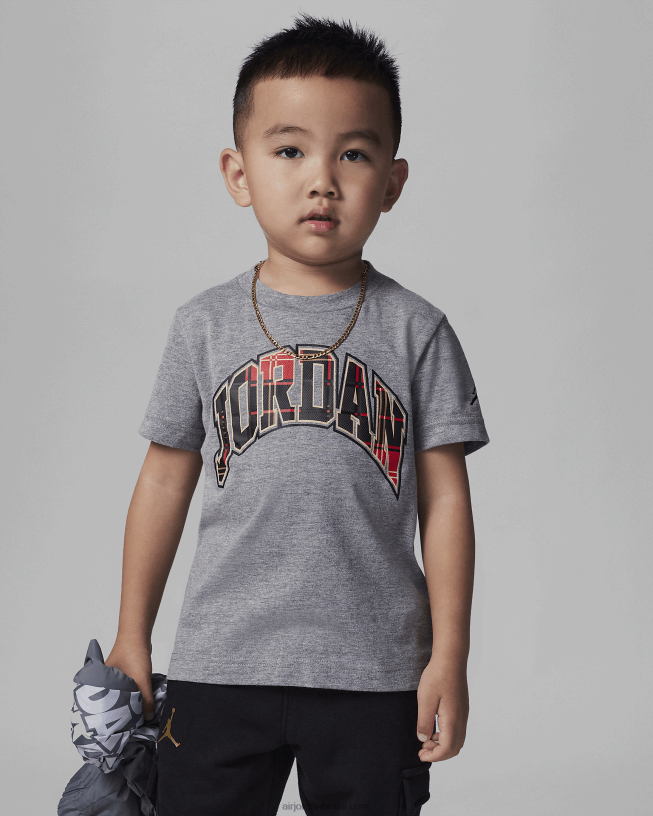 Camiseta Infantil Xadrez Jordan Essentials 42484e424 Urze Carbono Air Jordan