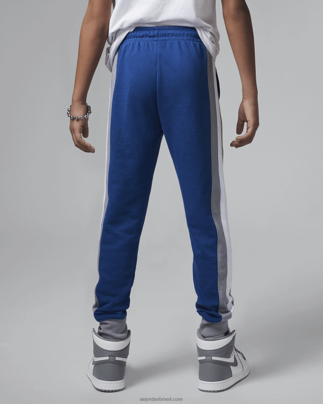 Calça Crianças Jordan Gym 23 French Terry 42484e1389 Azul Verdadeiro Air Jordan