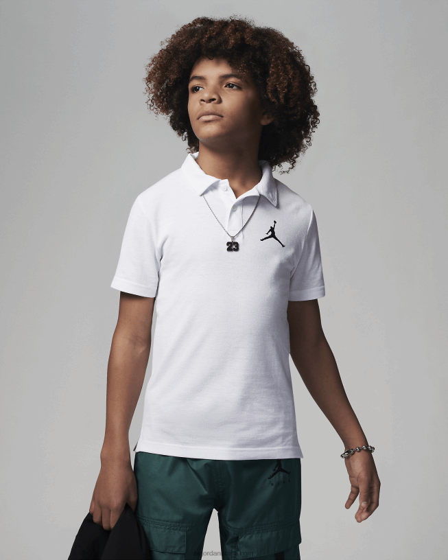 Crianças Jordan Jumpman Polo 42484e671 Branco Air Jordan