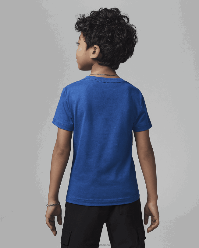 Camiseta Infantil Jumpman Jordan Flight Essentials 42484e1335 Azul Verdadeiro Air Jordan