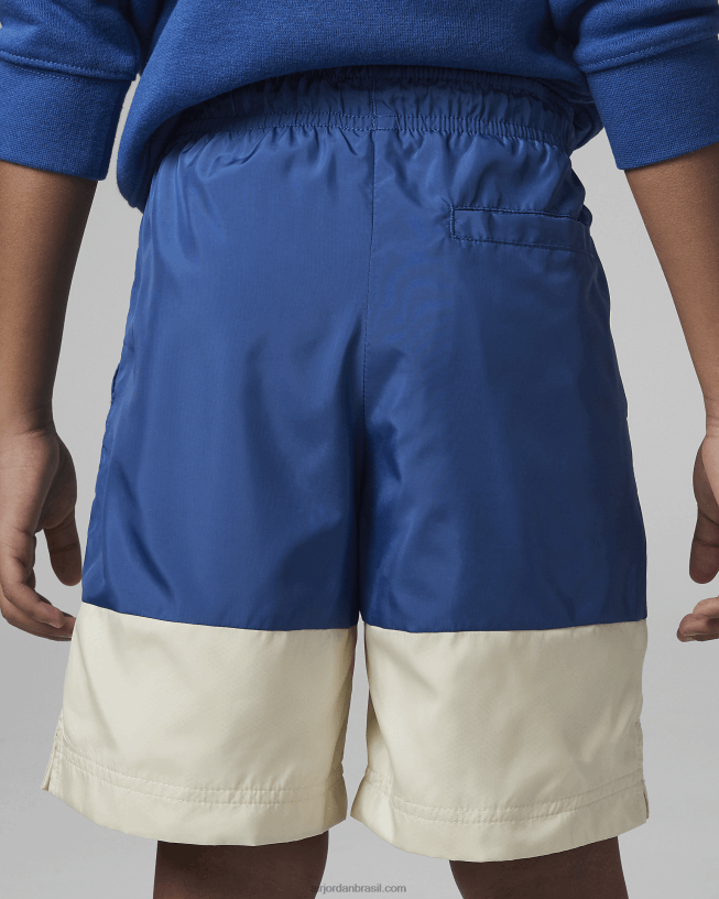 Short Infantil De Tecido Jordan Jumpman Essentials 42484e762 Azul Verdadeiro Air Jordan