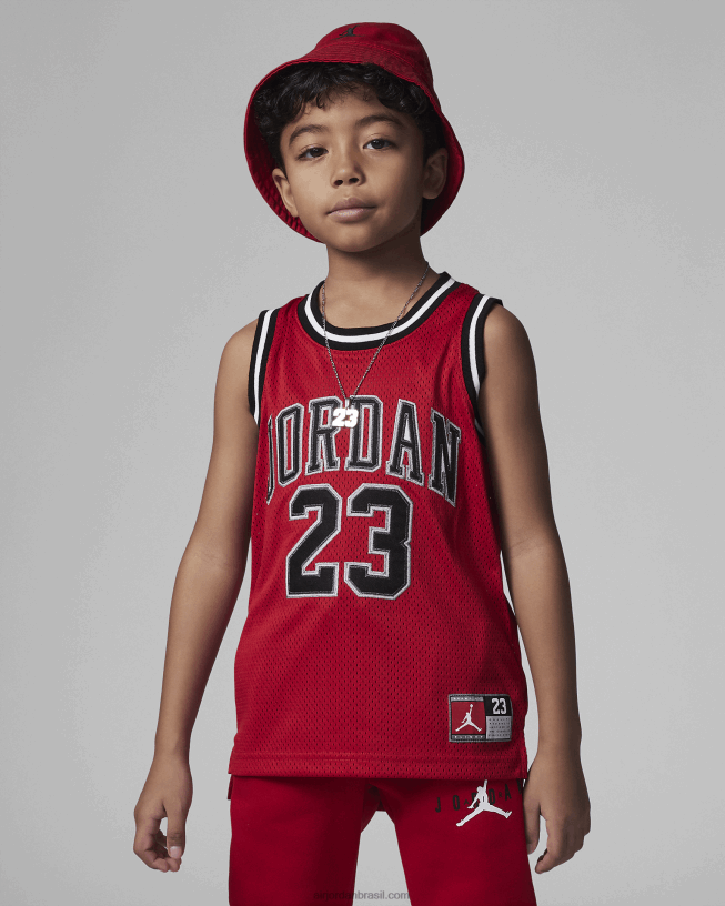 Camisa Infantil Jordan 23 42484e1309 Branco Air Jordan