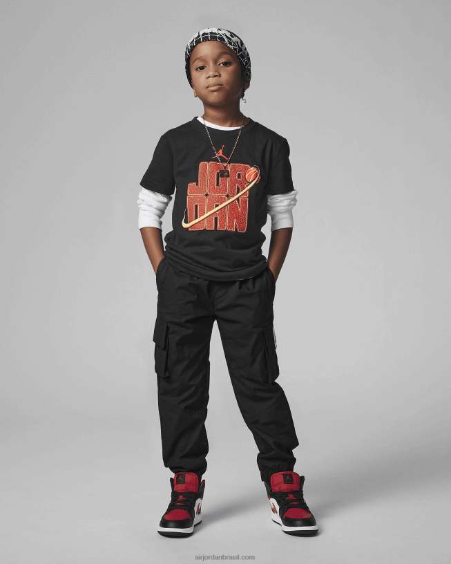 Camiseta Infantil Jordan Dunk On Mars 42484e528air Jordan