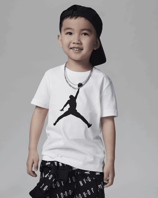 Camiseta Infantil Jordan Jumpman 42484e1587 Branco Air Jordan