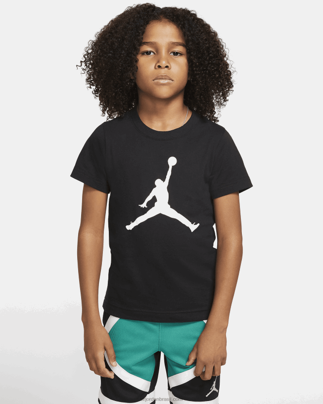 Crianças Jordan Jumpman 42484e1588 Preto Air Jordan