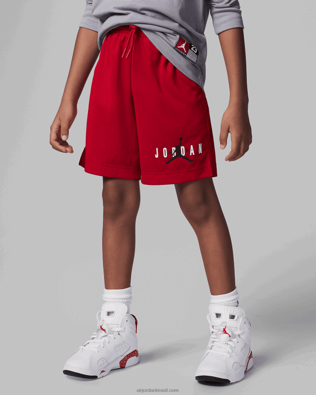 Shorts Infantis De Malha Gráfica Jordan Essentials 42484e772 Ginásio Vermelho Air Jordan