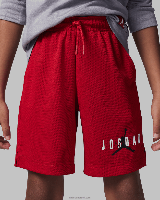 Shorts Infantis De Malha Gráfica Jordan Essentials 42484e772 Ginásio Vermelho Air Jordan