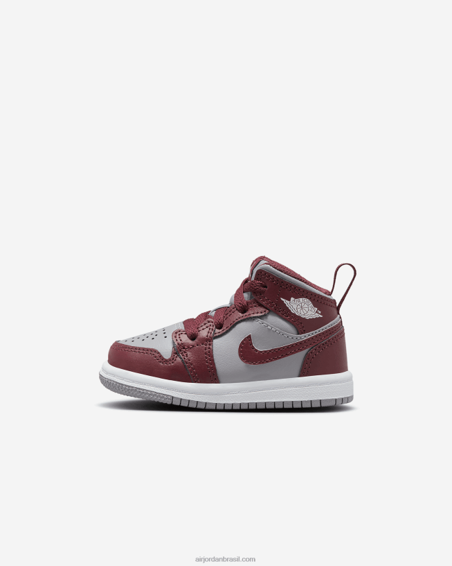 Crianças Jordânia 1 Miado 42484e1137 Cerejeira Vermelho/ Cimento Cinza/branco Air Jordan