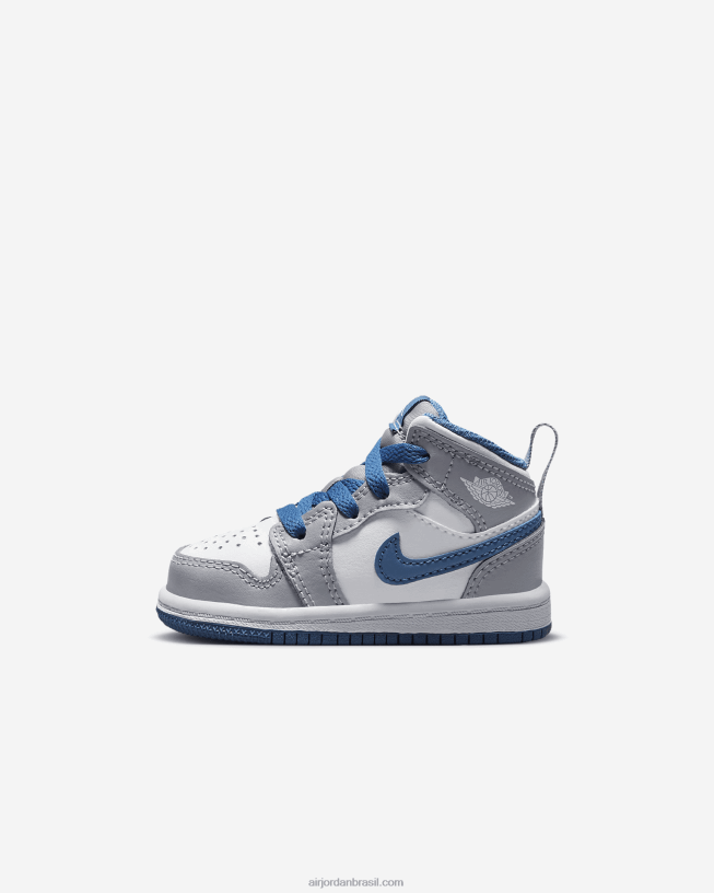 Crianças Jordânia 1 Miados 42484e1138 Cimento Cinza/verdadeiro Azul/branco Air Jordan