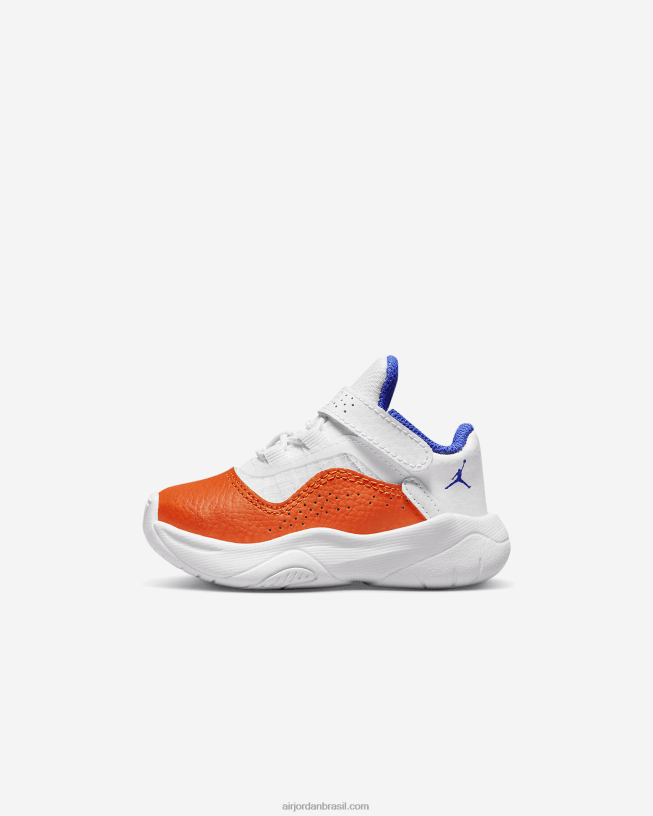 Crianças Jordan 11 Cmft Baixo 42484e603 Branco/laranja De Segurança/hiper Real Air Jordan