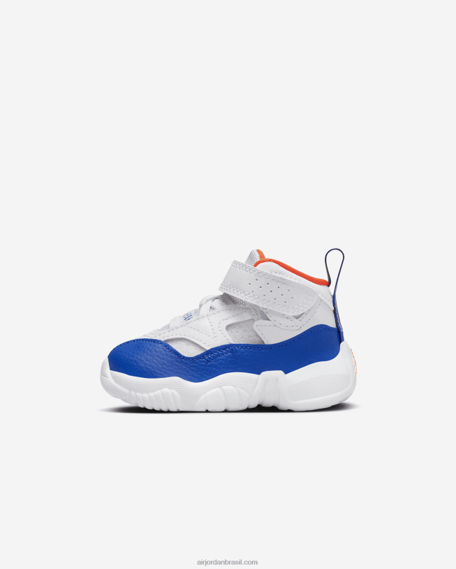 Crianças Jumpman Dois Trey 42484e765 Branco/laranja De Segurança/branco/hiper Real Air Jordan