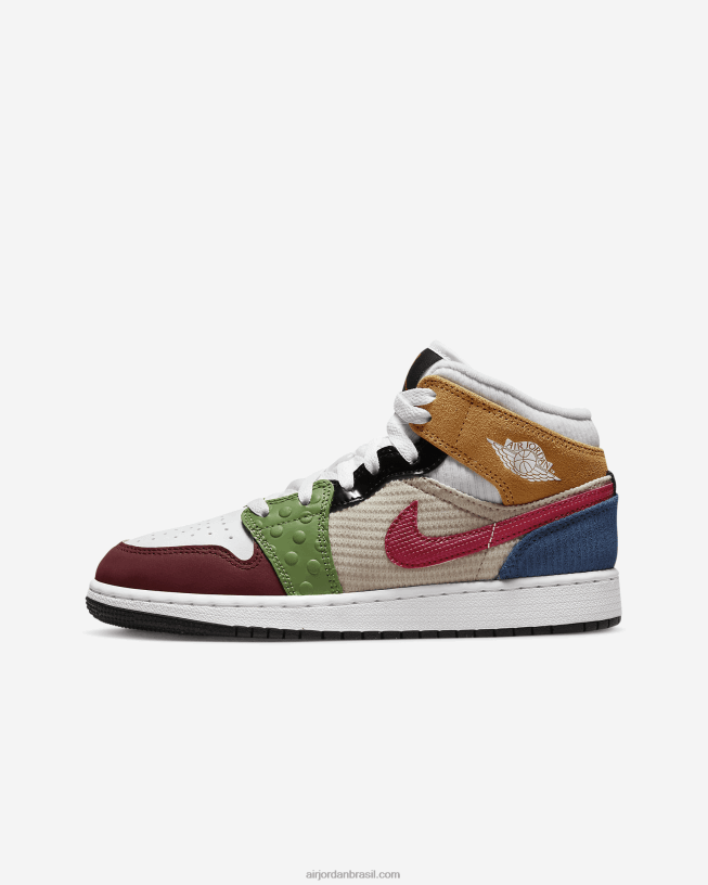 Crianças Air Jordan 1 Mid Se 42484e261air Jordan