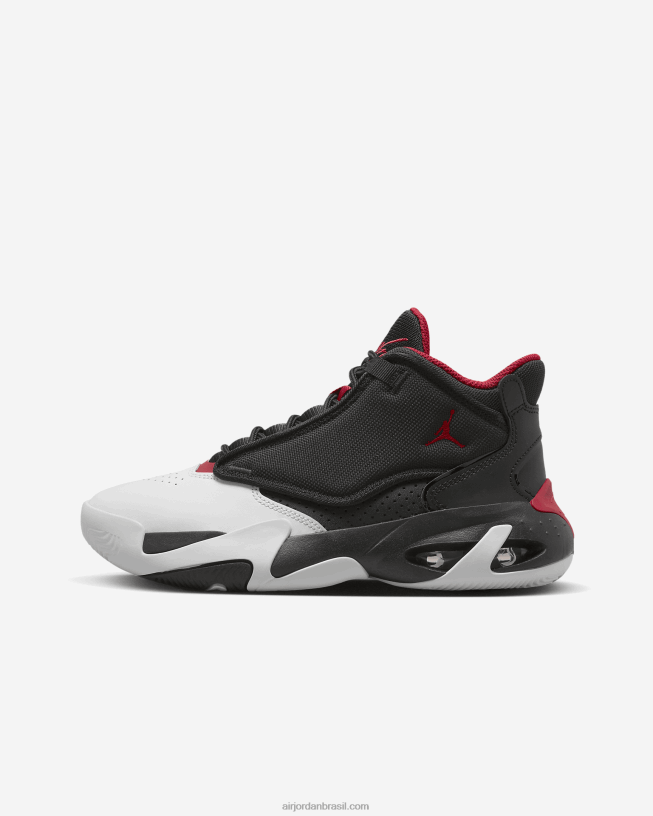 Crianças Jordan Max Aura 4 42484e1074 Preto/branco/vermelho Ginásio Air Jordan