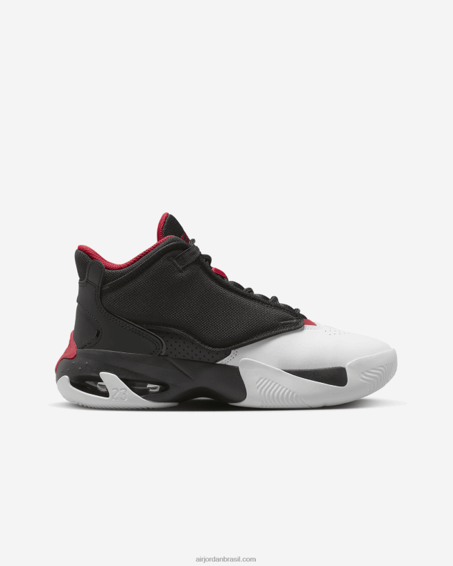 Crianças Jordan Max Aura 4 42484e1074 Preto/branco/vermelho Ginásio Air Jordan