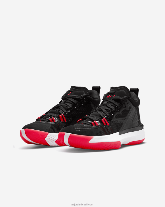 Crianças Sião 1 42484e759 Preto/branco/carmesim Brilhante Air Jordan