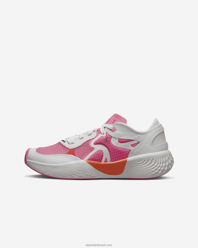 Crianças Delta Da Jordânia 3 Baixa 42484e341 Branco/pinksicle/laranja De Segurança Air Jordan