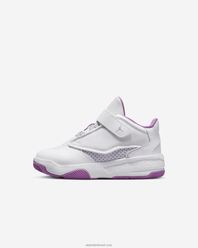 Crianças Jordan Max Aura 4 42484e330 Branco/quase Uva/fúcsia De Junco Air Jordan