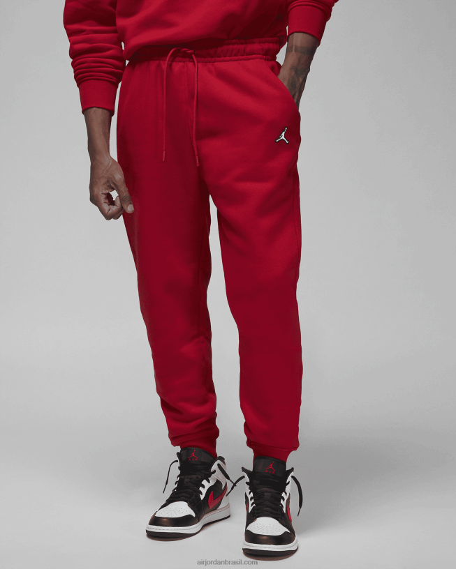 Lã Masculina Jordan Brooklyn 42484e158 Vermelho Ginásio/vermelho Ginásio/branco Air Jordan