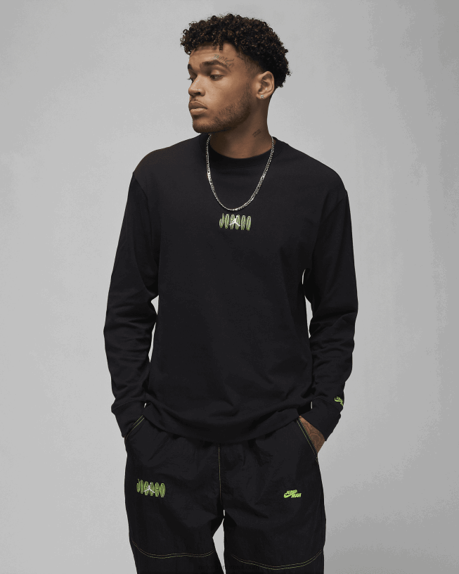 Homens Voo Da Jordânia Mvp 85 42484e1181 Preto/verde Elétrico Air Jordan