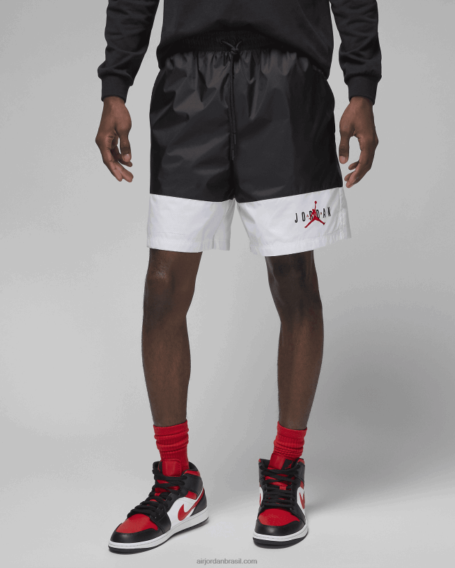 Homens Fundamentos Da Jordânia 42484e1224 Preto/branco/vermelho Ginásio Air Jordan