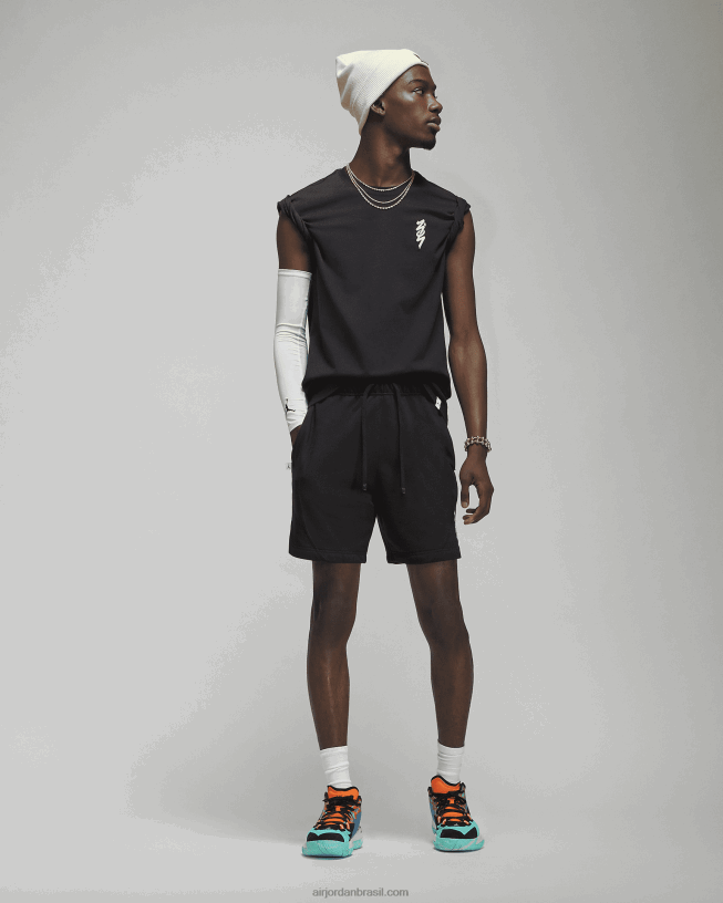 Homens Jordânia X Sião 42484e1219 Preto Air Jordan