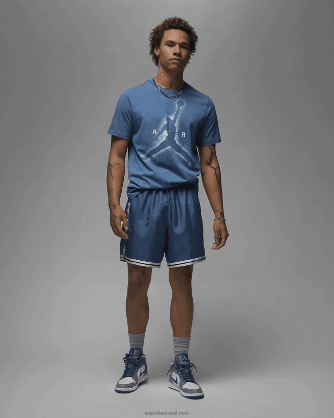 Homens Fundamentos Da Jordânia 42484e305 Azul Verdadeiro/vela Air Jordan