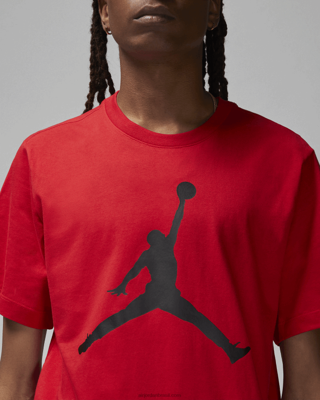 Homens Jordan Jumpman 42484e1355 Fogo Vermelho/preto Air Jordan