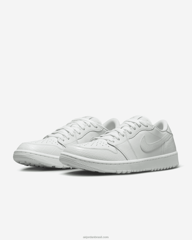 Homens Air Jordan 1 Baixo G 42484e198 Branco/platina Pura/branco Air Jordan