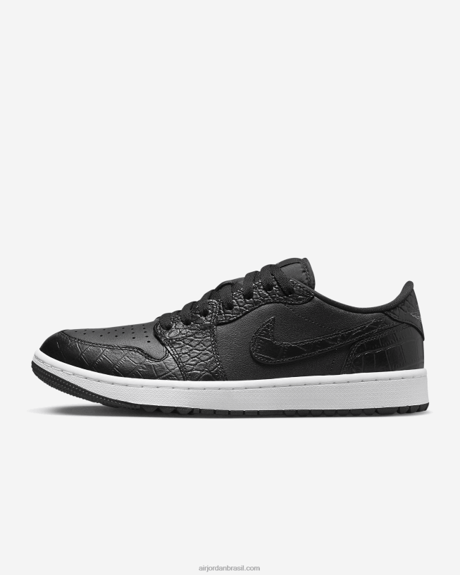 Homens Air Jordan 1 Baixo G 42484e200 Preto/cinza Ferro/branco/preto Air Jordan