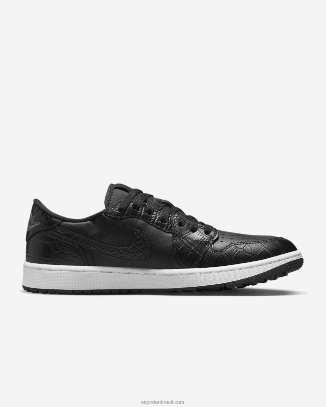 Homens Air Jordan 1 Baixo G 42484e200 Preto/cinza Ferro/branco/preto Air Jordan