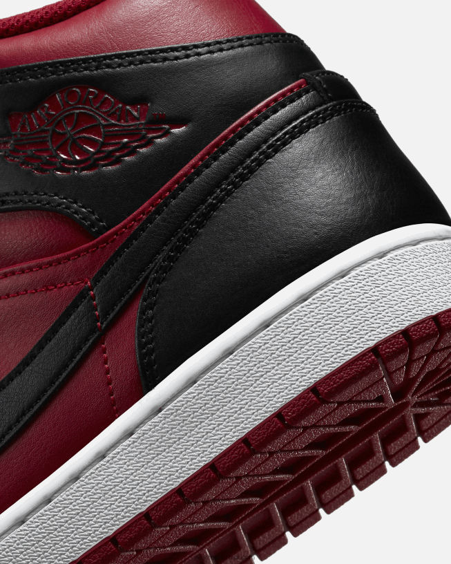 Homens Air Jordan 1 Meados 42484e207 Academia Vermelho/branco/preto Air Jordan