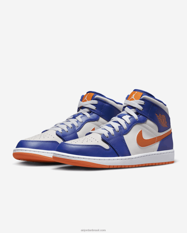 Feminino Air Jordan 1 Meadows 42484e2 Jogo Real/fantasma/branco/rush Orange Air Jordan