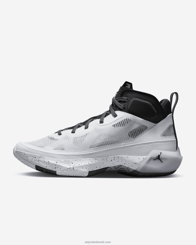 Homens Air Jordan Xxxvii 42484e244 Branco/cítrico/preto Air Jordan