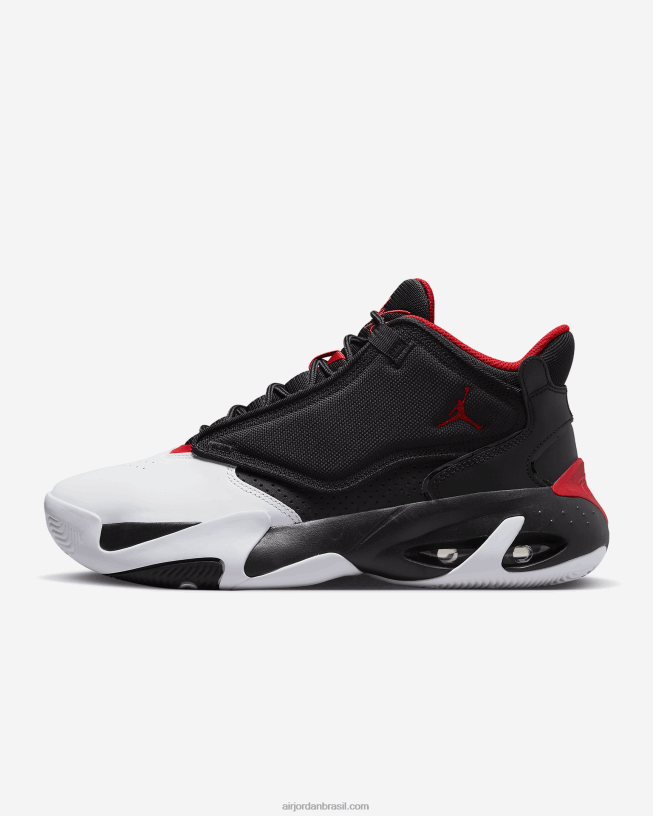 Homens Jordan Max Aura 4 42484e234 Preto/branco/vermelho Ginásio Air Jordan