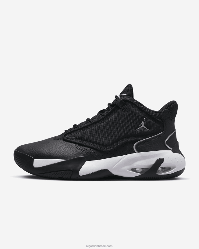 Homens Jordan Max Aura 4 42484e237 Preto/branco/prata Metálico Air Jordan