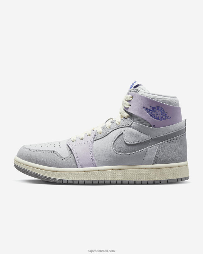 Mulheres Air Jordan 1 Zoom Air Cmft 2 42484e137 Pó De Fótons/apenas Uva/lápis/cinza Claro Esfumaçado Air Jordan