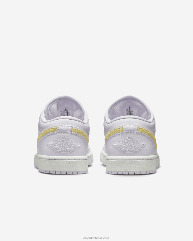 Mulheres Air Jordan 1 Baixo 42484e92 Mal Lavagem De Uva/branco/limão Air Jordan