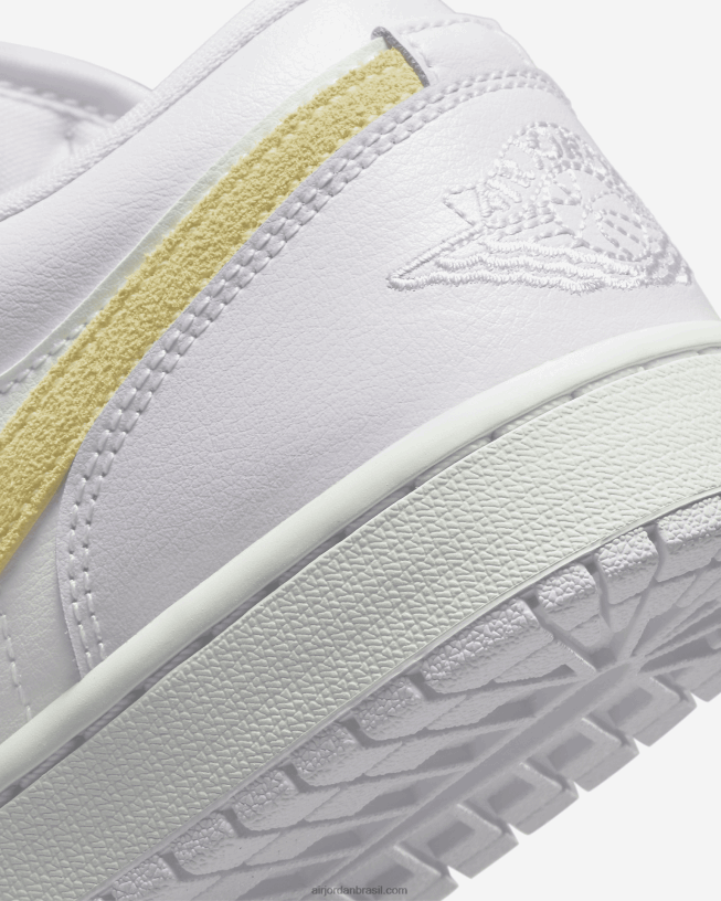 Mulheres Air Jordan 1 Baixo 42484e92 Mal Lavagem De Uva/branco/limão Air Jordan